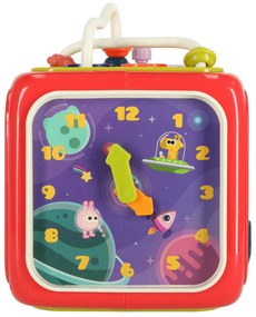 KIK Vzdelávacia senzorická kocka 6v1 Montessori triedič