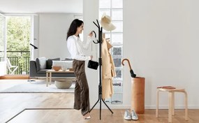 Stojanový vešiak PABLO čierny