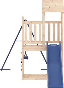 vidaXL Vonkajšia súprava na hranie masívna borovica