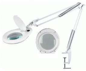 LED Stolná lampa s lupou a klipom LED/15W/230V