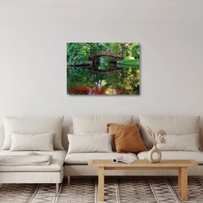 Sklenený obraz rieky (70x50 cm)