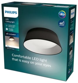 Philips - LED Stropné svietidlo DAWN LED/14W/230V čierna