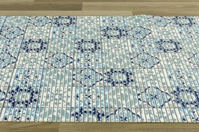 Kúpelňová penová rohož Softy-tex 828 modrá