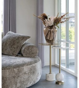 Kovový okrúhly odkladací stolík ø 25 cm Salo – House Nordic