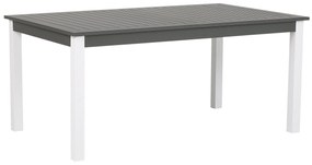 Rozkladací záhradný stôl 168/248 x 100 cm sivý PANCOLE Beliani
