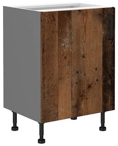 Kuchynská skrinka TESSA oldstyle/antracitová 60d 1f bb