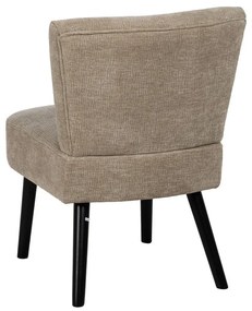 Béžové ženilkové kreslo – Ixia