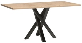 Stôl Matilda SG13 (čierna + dub artisan). Vlastná spoľahlivá doprava až k Vám domov. 1059978