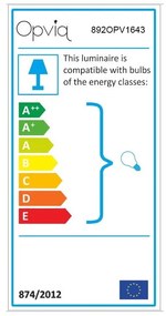 Stropné svietidlo v bielo-zlatej farbe Opviq lights Damar