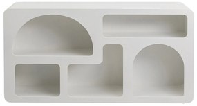 Paco polica biela 140x75 cm