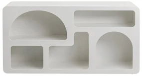 Paco polica biela 140x75 cm