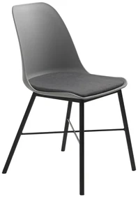 Sivá jedálenská stolička Unique Furniture Whistler