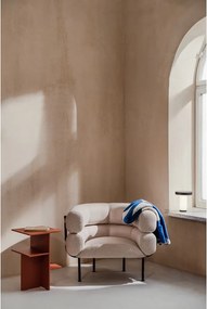 Nočný stolík s poličkami v terakotovej farbe Atik – noo.ma