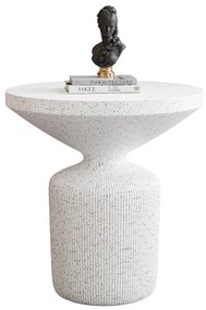 OKRÚHLY KONFERENČNÝ STOLÍK THEA BIELY