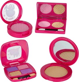 KIK Kozmetický kufor pre deti 22 ks – detský make-up súprava 3+ (bezpečná hra)