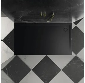 Sprchová vanička KALDEWEI SUPERPLAN 75 x 150 x 2,5 cm čierna Matná 383747980676