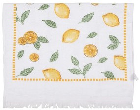 Guest Towel 40x66 Cm White Cotton Lemons - Collections