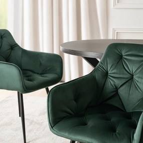Stolička STAR zelená velúrová