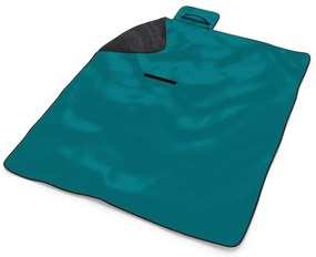 Sablio Plážová deka Zelenomodrá: 200x140 cm