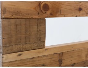 furniture-nabytek.cz - Masívna posteľ Marton z recyklovanej borovice, lakovaná, hnedá – 180x200 cm