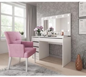 Toaletný stolík DAGUN biela