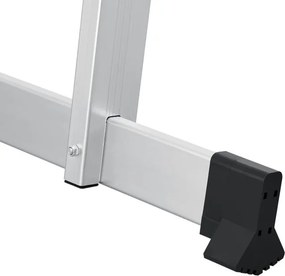 Hliníkový skladací rebrík 3,6 m, 4 dielny, 6 priečok, 150 kg