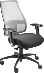 XXXLutz OTOČNÁ STOLIČKA, plochá tkanina, sivá, čierna Topstar - Online Only kancelárie - 001319000701