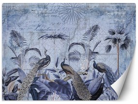 Gario Fototapeta Pávy vo fialových trópoch - Andrea Haase Materiál: Vliesová, Rozmery: 200 x 140 cm