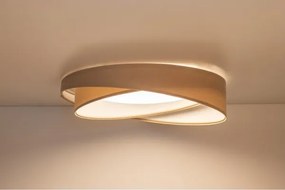 LED stmievateľné stropné svietidlo SM. GALAXY M. LED/24W/230V, priemer 55 cm, béžová/biela + diaľkové ovládanie