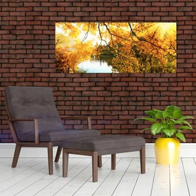 Obraz - Jesenný strom (120x50 cm)