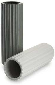Keramická váza Kaze Grey 10x32 cm