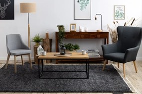 Dywany Łuszczów, Kusový koberec Berber 9000 grey, 160x220, šedá, obývacia izba