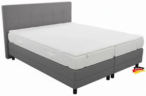 Kontinentálna posteľ Emma Classic Home boxspring 200x180 - sivá