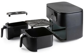 DOMO DO546FR digitálna dvojitá fritéza s horúcimvzduchom, 3+6 l