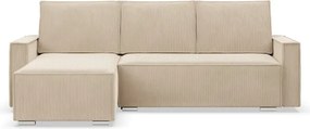 Rohová rozkladacia sedačka NOTO Poso 100 béžová