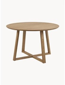 Okrúhly stôl z brezového dreva Malika, Ø 120 cm