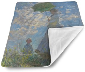 Sablio Deka pre bábätko Dáma so slnečníkom - Claude Monet - 80x100 cm