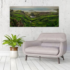 Obraz - Quiraing, Škótsko (120x50 cm)