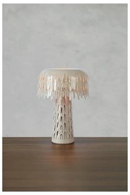 Sivobéžová stolová lampa s kovovým tienidlom (výška 38 cm) Verbera – Markslöjd