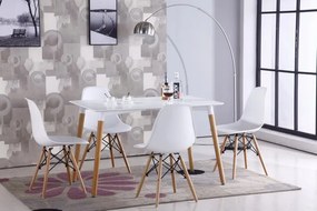 Moderný stôl SKANDIA - biela | DT-002 WHITE