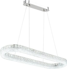 Globo 67387-40 - LED stmievateľný luster na lanku LAUREL 40W/230V číra+DO