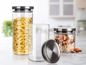 Súprava dóz na potraviny (3 ks) Freia, sklo%