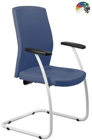 MAYER Konferenčná stolička PRIME 251 252 253 S W čalúnenie PURE LEATHER pravá koža