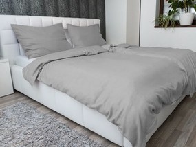 Biante Ľanové posteľné obliečky LEN-007 Sivé 140x200 cm