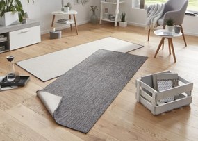 NORTHRUGS - Hanse Home koberce Kusový koberec Twin-Wendeteppiche 103097 grau creme – na von aj na doma - 160x230 cm