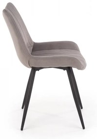Designová stolička Minna sivá