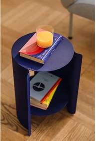 Oceľový okrúhly odkladací stolík ø 32 cm Wa – noo.ma