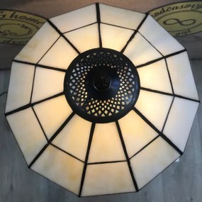 Moderná stojacia lampa Tiffany CREAM Chain 160*Ø41