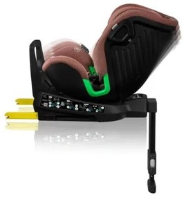 Lionelo - Autosedačka so základňou otočná HARMONY i-Size 40-150 cm tehlová