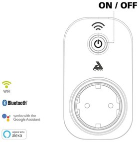 Eglo 97476 - Inteligentná zásuvka Connect plug 2300W SCHUKO
